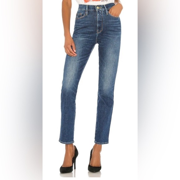 Frame Denim Denim - FRAME le sylvie slender straight jean size 25